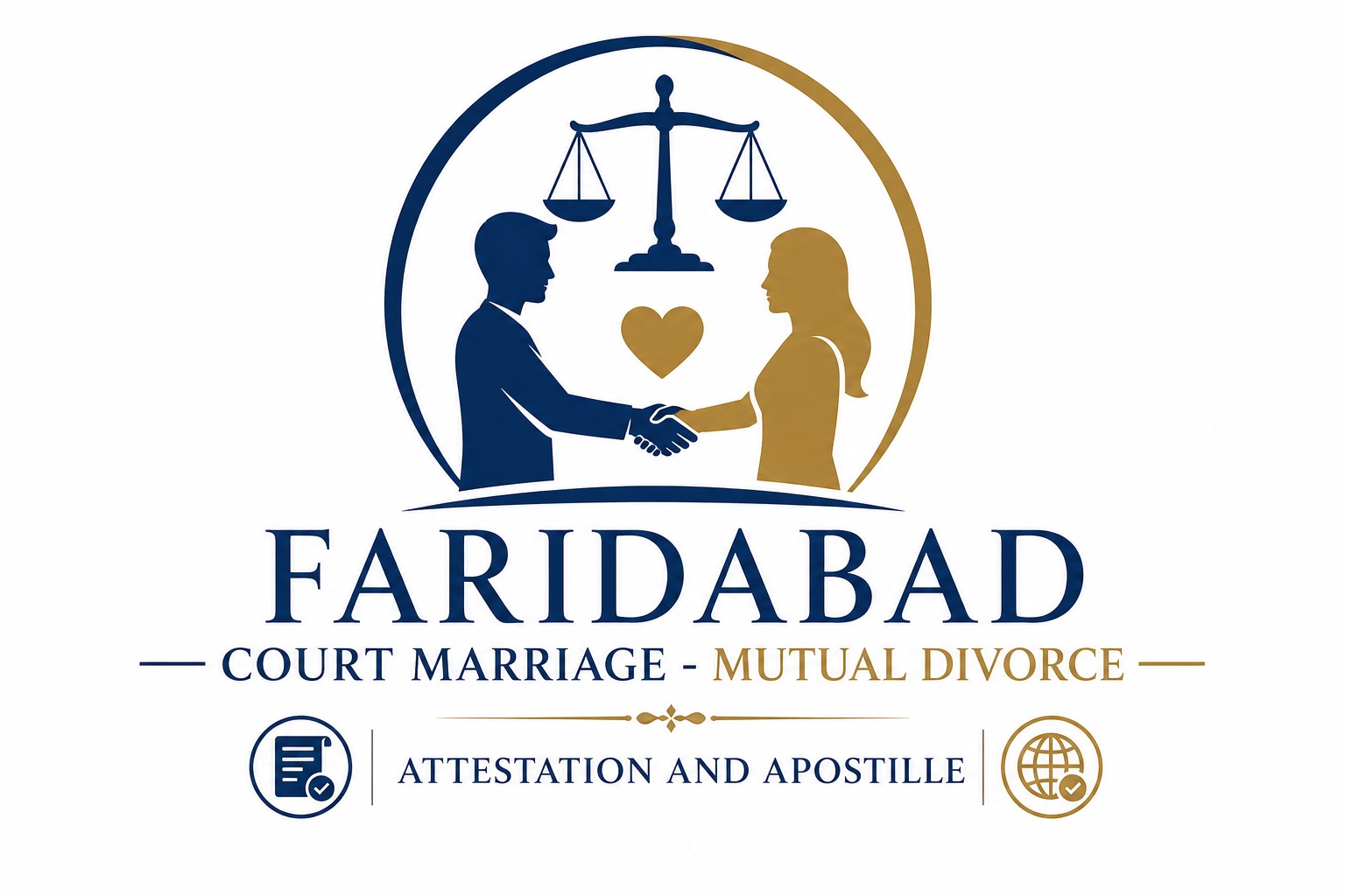 Faridabad Court Marriage – Mutual Divorce | Embassy Attestation and MEA Apostille – 08796651935